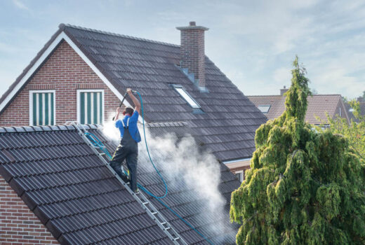 roof cleaning jetwashing roof